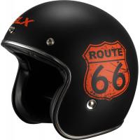 美国GLX摩托车头盔AF01-OG复古款ROUTE 66